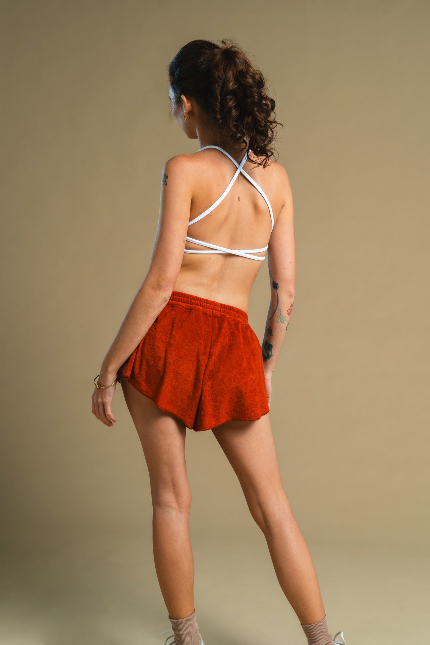 Terracotta Terry Shorts